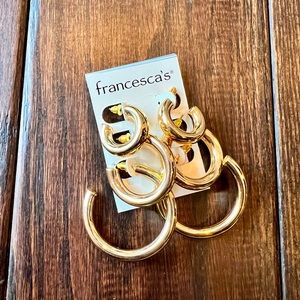 Francesca’s hoop earrings (new)